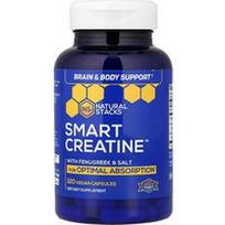 Natural Stacks, „Smart Creatine™“, 120 veganiškų kapsulių