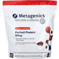 Metagenics, „Perfect Protein®“ išrūgų baltymai, natūralaus šokolado skonio, 870 g
