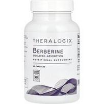 Theralogix, Berberinas, pagerinta absorbcija, 90 kapsulių (550 mg vienoje kapsulėje)