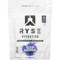 RYSE, Hidratacija, elektrolitų gėrimų mišinys kelyje, mėlynųjų aviečių, 16 lazdelių po 6,5 g (0,23 uncijos)