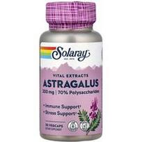 Solaray, Gyvybiškai svarbūs ekstraktai, Astragalus, 30 VegCaps