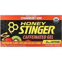Honey Stinger, Kofeino gelis, braškių ir kivių skonio, 24 pakeliai po 31 g