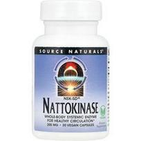 Source Naturals, NSK-SD®, nattokinazė, 200 mg, 30 veganiškų kapsulių