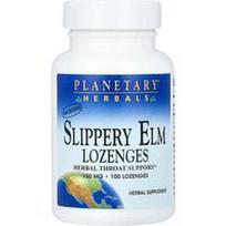 Planetary Herbals, Slidžios guobos pastilės, be skonio, 150 mg, 100 pastilių