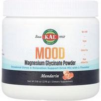 KAL, Nuotaikos magnio glicinato milteliai, Mandarian, 9,8 uncijos (278 g)