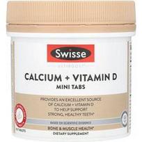 Swisse, „Ultiboost®“, kalcio ir vitamino D mini tabletės, 300 tablečių