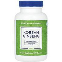 The Vitamin Shoppe, Korėjietiškas ženšenis, 120 kapsulių (648 mg vienoje kapsulėje)