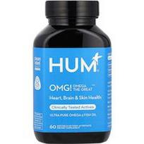 HUM Nutrition, O DIEVE! Omega The Great™, itin gryni omega-3 žuvų taukai, 60 minkštųjų kapsulių