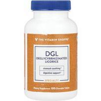 The Vitamin Shoppe, DGL (deglicirizuotas saldymedis), 100 kramtomųjų tablečių