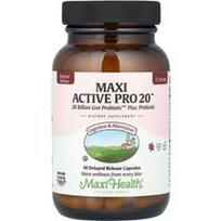 Maxi Health, „Maxi Active Pro 20™“, 20 milijardų, 30 pailginto atpalaidavimo kapsulių