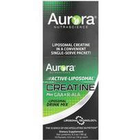 Aurora Nutrascience, „Active-Liposomal®“ kreatinas su GAA ir R-ALA, 10 pakelių po 18 g (0,63 uncijos)