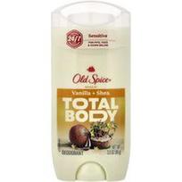 Old Spice, Viso kūno dezodorantas, jautriai odai, vanilės ir taukmedžio, 85 g
