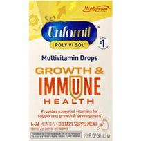 Enfamil, „Poly Vi Sol®“, multivitaminų lašai, 6–24 mėnesių kūdikiams, 50 ml (1 2/3 skysčio uncijos)