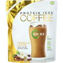 Chike Nutrition, Baltyminė ledinė kava, vanilinis latte, 462 g