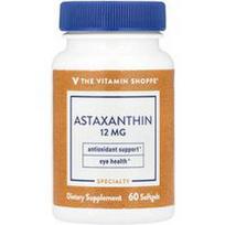 The Vitamin Shoppe, Astaksantinas, 12 mg, 60 minkštųjų kapsulių