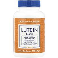 The Vitamin Shoppe, Liuteinas, 20 mg, 120 minkštųjų gelių
