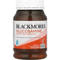 Blackmores, Gliukozamino sulfatas, viena tabletė per dieną, vanilės skonio, 1500 mg, 180 tablečių