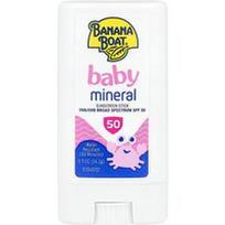Banana Boat, Mineralinis apsauginis kremas nuo saulės kūdikiams, SPF50, 14,2 g