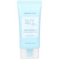 Thank You Farmer, „Sun Project“, drėkinamasis kremas nuo saulės, SPF 40, 50 ml
