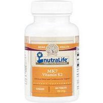 NutraLife, MK7 vitaminas K2, 100 mcg, 365 tabletės