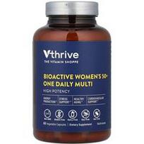 Vthrive, Bioaktyvus moterims 50+ vienas kasdienis multivitaminų kompleksas, 60 daržovių kapsulių