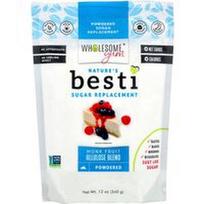 Wholesome Yum, „Besti“, cukraus pudros pakaitalas, vienuolių vaisių aliuzės mišinys, 340 g