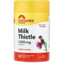 Sundance Vitamins, Pieno erškėtis, 60 greito atpalaidavimo kapsulių (250 mg vienoje kapsulėje)