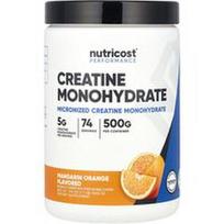 Nutricost, „Performance“, kreatino monohidratas, mandarinų apelsinų skonio, 500 g
