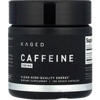 Kaged, Kofeinas, 100 mg, 100 daržovių kapsulių