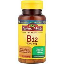 Nature Made, Vitaminas B12, pailginto atpalaidavimo, 75 tabletės