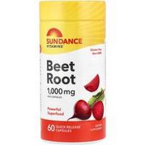 Sundance Vitamins, Burokėlių šaknis, 60 greito atpalaidavimo kapsulių (500 mg vienoje kapsulėje)