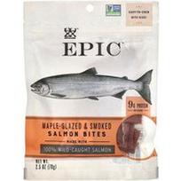 Epic Bar, Lašišos kąsneliai, klevų glazūra padengti ir rūkyti, 70 g
