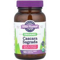 Oregon's Wild Harvest, Organinės „Cascara Sagrada“, 90 ekologiškų veganiškų kapsulių