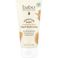 Babo Botanicals, Jautriai odai skirtas kūdikių kremas nuo vystyklų bėrimo, be kvapiklių, 85 g