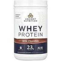 Ancient Nutrition, Išrūgų baltymai, pieniško šokolado skonio, 646 g
