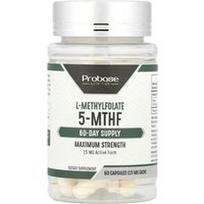 Probase Nutrition, L-metilfolatas 5-MTHF, 15 mg, 60 kapsulių