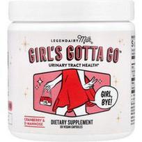 Legendairy Milk, „Girl's Gotta Go™“, šlapimo takų sveikata, 60 veganiškų kapsulių