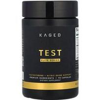Kaged, Elite Series, testas, testosteronas + azoto oksido palaikymas, 90 kapsulių