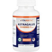 Vitamatic, Astragalus, 5000 mg, 200 vegetariškų kapsulių