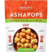 AshaPops, Spragintų vandens lelijų sėklų, čili, 28 g