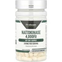 Probase Nutrition, Natokinazė, 120 kapsulių (100 mg vienoje kapsulėje)