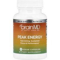 BrainMD, „Peak Energy“, 30 veganiškų kapsulių