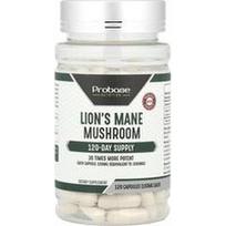 Probase Nutrition, Liūto karčių grybas, 100 mg, 120 kapsulių