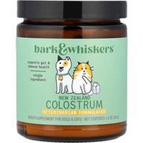 Dr. Mercola, „Bark & Whiskers™“, Naujosios Zelandijos priešpienis, šunims ir katėms, 45 g