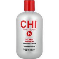 CHI for Dogs, Avižinių dribsnių šampūnas šunims, 473 ml