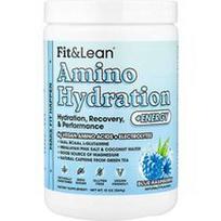Fit & Lean, Amino hidratacija + energija, mėlynosios avietės, 369 g