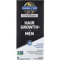 Garden of Life, „Hair Growth+“ vyrams, 30 vegetariškų kapsulių