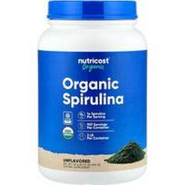 Nutricost, Organinė spirulina, be skonio, 907 g