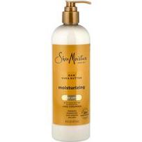 SheaMoisture, Drėkinamasis kūno losjonas su neapdorotu taukmedžio sviestu, 473 ml (16 skysčio uncijų)