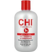 CHI for Dogs, 2 viename šampūnas ir kondicionierius, švelni formulė, šunims, 473 ml